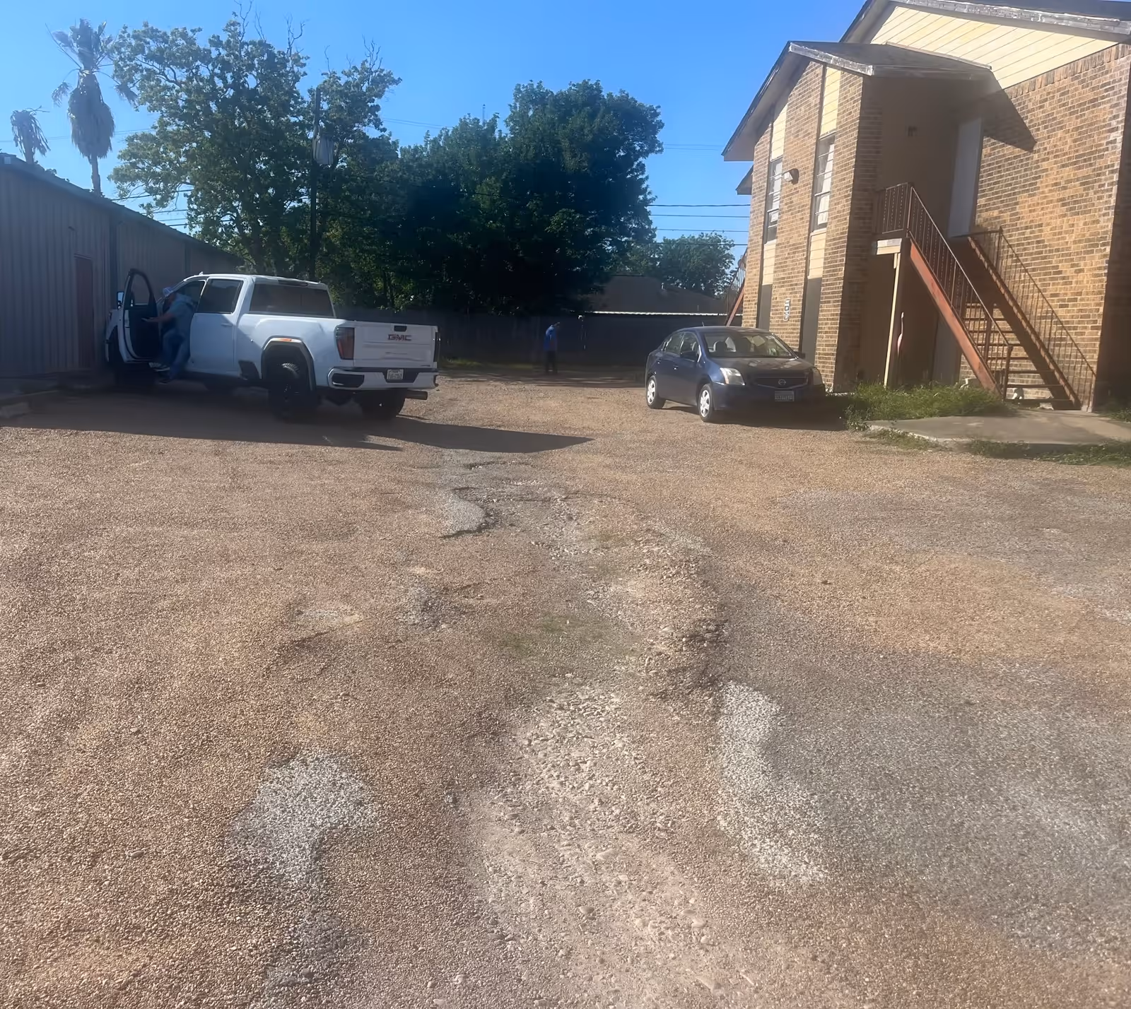 Driveway before asphalt paving by Mike & Martin's Asphalt